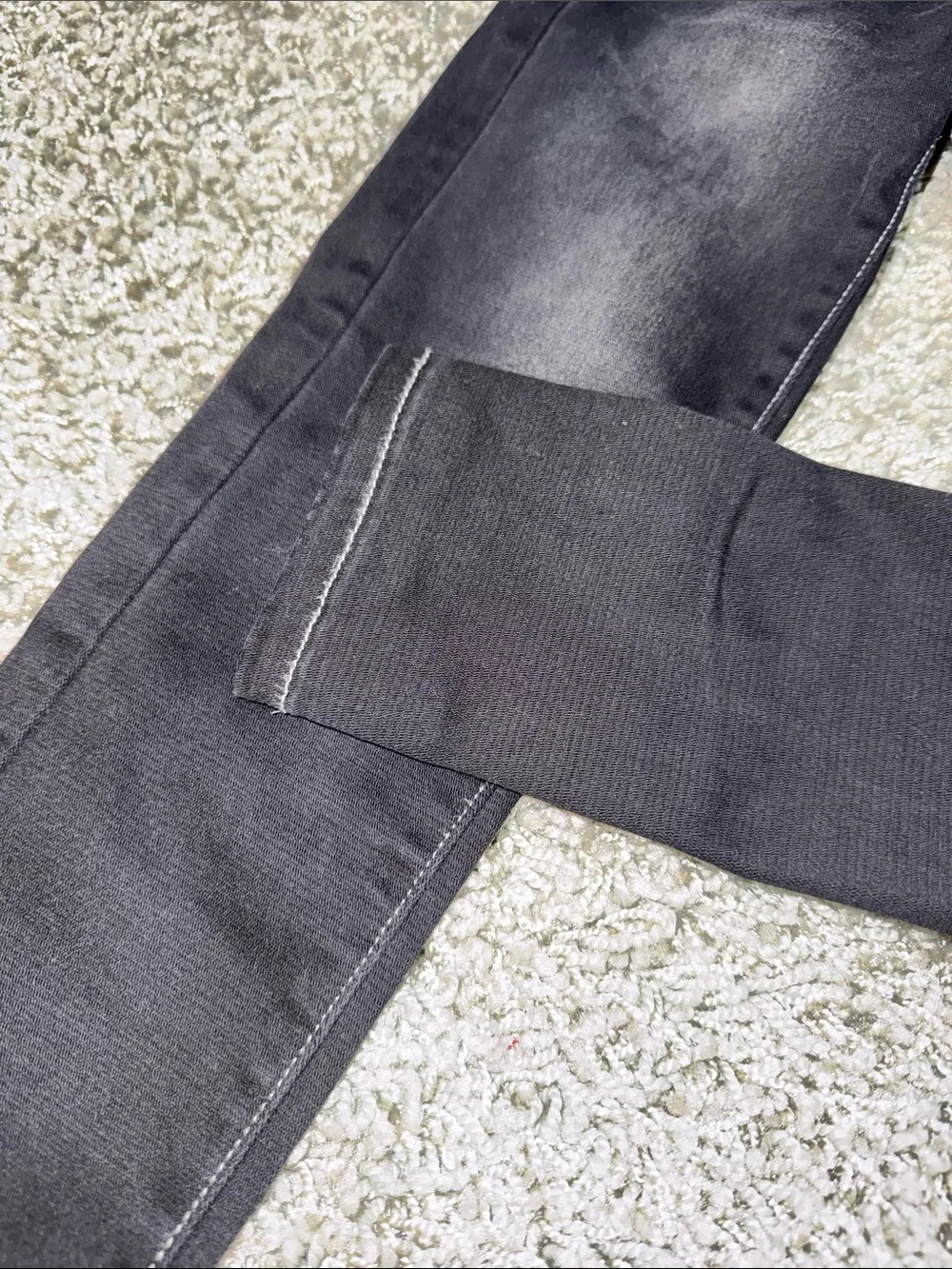 Justice Black Skinny Jeggings with Contrast Stitching (7)